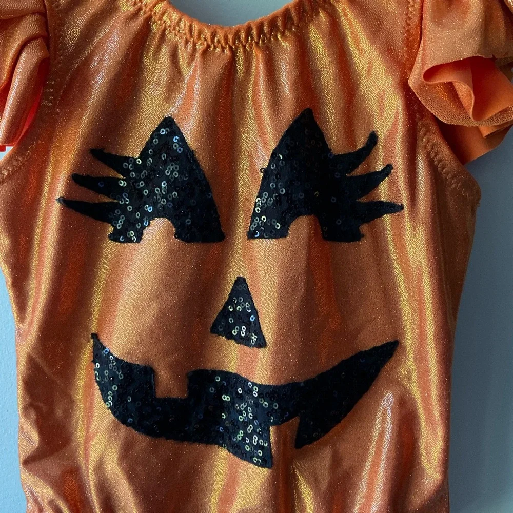 Etsy Pumpkin Dance Leotard